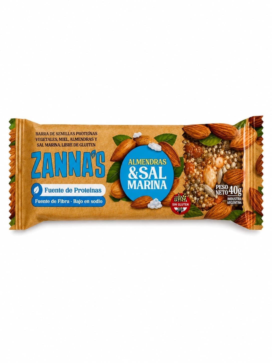 Almendras y sal marina